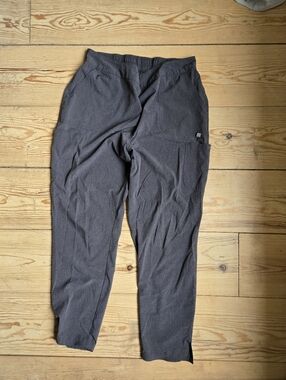 ScrubStar Grey Scrub Pants LG Elastic Waist Cargo